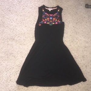 Girls size XL black dress